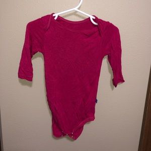 Kickee pants maroon long sleeve onesie 18-24 month